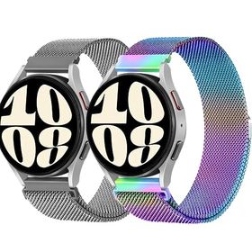 Galaxy Watch 7 / 6 / 5 / 4 40mm 44mm バンド amazfit gtr mini / gts4 mini ベルト ステンレス 通気 スメタルメッシュ レディース メン