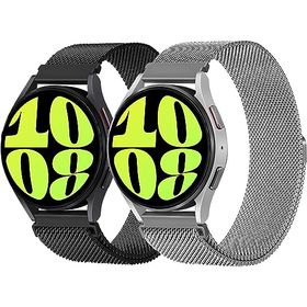 Galaxy Watch 7 / 6 / 5 / 4 40mm 44mm バンド amazfit gtr mini / gts4 mini ベルト ステンレス 通気 スメタルメッシュ レディース メン