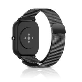 Amazfit Active 2 / Active / GTS 4 Mini / GTS 4 バンド 20MM 磁気 バックル付き 替えベルト サイズ調節可能 ステンレス製 amazfit acti