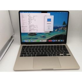 【中古】Apple MacBook Air 13インチ (M4,2025) M4(CPU:10C/GPU:8C) 16GB/256GB スターライト MW0Y3J/A【なんば】保証期間１ヶ月【ランクA】