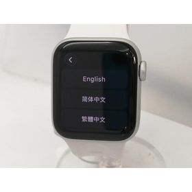 【中古】Apple Apple Watch SE2 40mm GPS シルバーアルミニウムケース/ホワイトスポーツバンド MNJV3J/A【高崎モントレー】保証期間１ヶ月【ランクA】