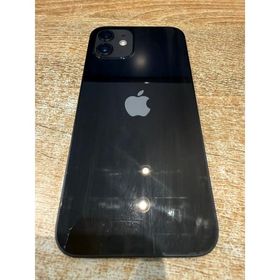 【中古正常品】iPhone12 64GB ブラック SIMフリー MGHN3J/A A286