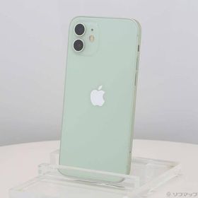 〔中古〕Apple(アップル) iPhone12 64GB グリーン MGHT3J／A SIMフリー〔377-ud〕