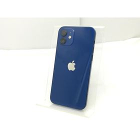 【中古】Apple SoftBank 【SIMロック解除済み】 iPhone 12 64GB ブルー MGHR3J/A【川崎】保証期間１ヶ月【ランクC】