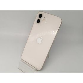 【中古】Apple SoftBank 【SIMロック解除済み】 iPhone 12 64GB ホワイト MGHP3J/A【OSU301】保証期間１ヶ月【ランクC】