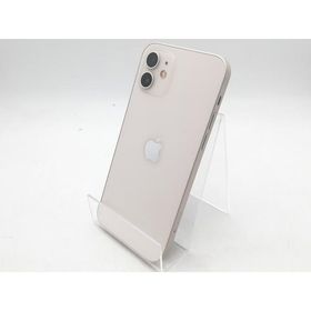 【中古】Apple docomo 【SIMロック解除済み】 iPhone 12 64GB ホワイト MGHP3J/A【柏】保証期間１週間【ランクC】