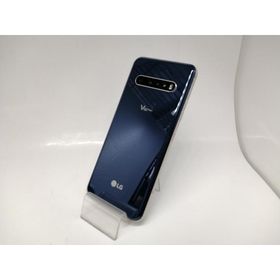 【中古】LG電子 SoftBank 【SIMロック解除済み】 LG V60 ThinQ 5G クラッシーブルー 8GB 128GB A001LG【秋葉5号】保証期間１ヶ月【ランクB】