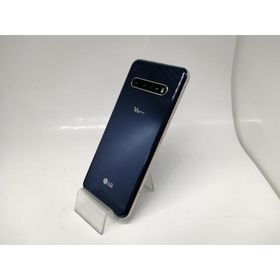 【中古】LG電子 SoftBank 【SIMロック解除済み】 LG V60 ThinQ 5G クラッシーブルー 8GB 128GB A001LG【大須アメ横】保証期間１ヶ月【ランクA】