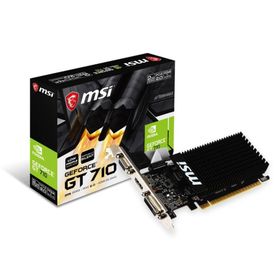 MSI ファンレス・ロープロファイル対応 GeForce GT 710 グラフィックスカード メモリ2GBモデル GT 710 2GD3H LP