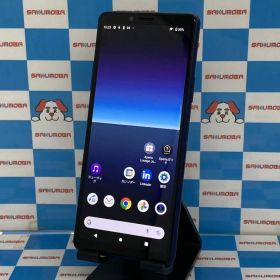 【中古】Xperia 10 II 64GB ブルー SO-41A docomo版SIMフリー訳あり品