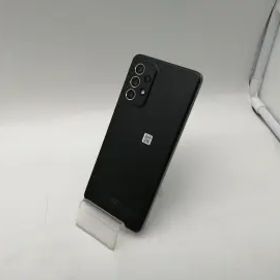 【中古】SAMSUNG docomo 【SIMロック解除済み】 Galaxy A52 5G オーサムブラック 6GB 128GB SC-53B【OSU301】保証期間１ヶ月【ランクC】