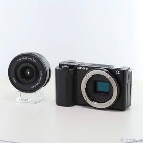 〔中古〕SONY(ソニー) 〔展示品〕 VLOGCAM ZV-E10L パワーズームレンズキット ブラック〔368-ud〕