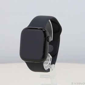 〔中古〕Apple(アップル) Apple Watch Series 10 GPS 42mm ジェットブラックアルミニウムケース ブラックスポーツバンド〔348-ud〕