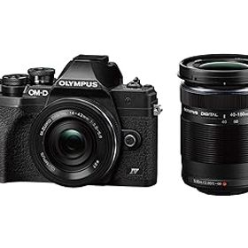 【中古】(非常に良い)OM SYSTEM/オリンパス OLYMPUS ミラーレス一眼カメラ OM-D E-M10 MarkIV EZダブルズームキット ブラック