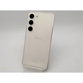 【中古】SAMSUNG docomo 【SIMフリー】 Galaxy S23 クリーム 8GB 256GB SC-51D【大須2】保証期間１ヶ月【ランクB】