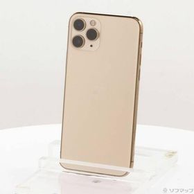 〔中古〕Apple(アップル) iPhone11 Pro 256GB ゴールド MWC92J／A SIMフリー〔377-ud〕