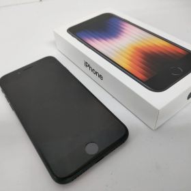 iPhoneSE 第3世代 64GB ミッドナイト 箱、ケーブルなし KD181