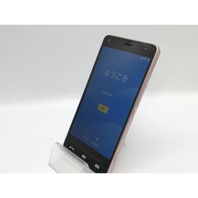 【中古】KYOCERA ymobile 【SIMロック解除済み】 かんたんスマホ ライトピンク 705KC【京都】保証期間１ヶ月【ランクC】