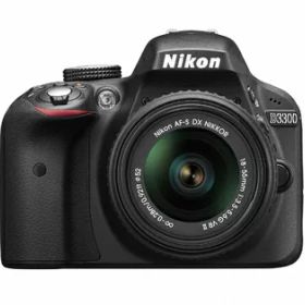 【中古】 Nikon デジタル一眼レフカメラ D3300 18-55 VR IIレンズキット ブラック D3300LKBK