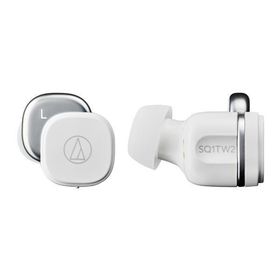 オーディオテクニカ audio-technica 完全ワイヤレス Bluetoothイヤホン (ピュアホワイト) ATH-SQ1TW2(WH)