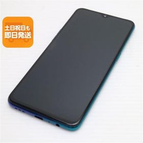 美品 OPPO Reno A 128GB ブルー スマホ 本体 白ロム 中古 あすつく 土日祝発送OK