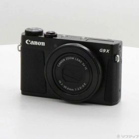 【中古】Canon(キヤノン) PowerShot G9 X MARK II ブラック 【344-ud】