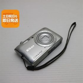 新品同様 COOLPIX A300 シルバー 即日発送 コンデジ Nikon 本体 あすつく 土日祝発送OK