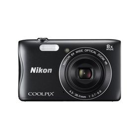 【中古】Nikon デジタルカメラ COOLPIX S3700 ブラック 光学8倍ズーム 2005万画素 S3700BK