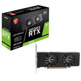 MSI GeForce RTX 3050 LP E 6G OC NVIDIA GeForce RTX 3050と6GB GDDR6メモリを搭載したグラフィックスカード