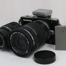 【返品保証】 オリンパス Olympus PEN Lite E-PL3 M.ZUIKO DIGITAL 40-150mm F4-5.6 14-42mm F3.5-5.6 バッテリー付き ミラーレス一眼 e13641