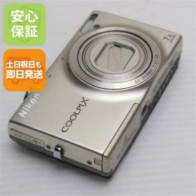 美品 COOLPIX S6100 シャンパンシルバー 即日発送 デジカメ Nikon デジタルカメラ 本体 土日祝発送OK 07000