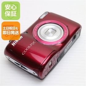 超美品 COOLPIX L26 レッド 中古本体 安心保証 即日発送 デジカメ Nikon デジタルカメラ 本体