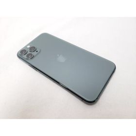 (中古) iPhone11 Pro 64GB ミッドナイトグリーン /MWC62J/A 【SIMロック解除品】、au