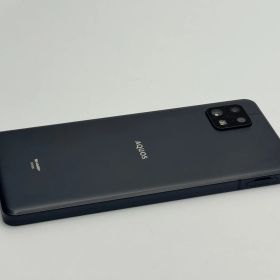 【中古C】AQUOS sense6 SHG05 ブラック SIMフリー 白ロム