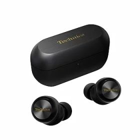 【中古】［非常に良い］テクニクス Technics ワイヤレスイヤホン EAH-AZ100-K ブラック ノイズキャンセリング 3台マルチポイント ハイレゾ音質再生