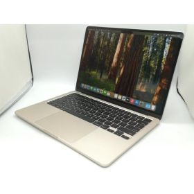 【中古】Apple MacBook Air 13インチ CTO (M3,2024) スターライト M3(CPU:8C/GPU:8C)/8G/256G【福岡天神】保証期間1ヶ月【ランクB】