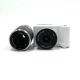 【全額返金保証】【最速発送】Sony デジタル一眼 VLOGCAM ZV-E10M2X ダブルズームレンズキット [ホワイト] ホワイト 美品 動作確認済