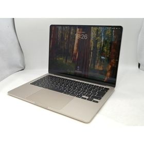 【中古】Apple MacBook Air 13インチ (M4,2025) M4(CPU:10C/GPU:8C) 16GB/256GB スターライト MW0Y3J/A【DS秋葉】保証期間１ヶ月【ランクA】