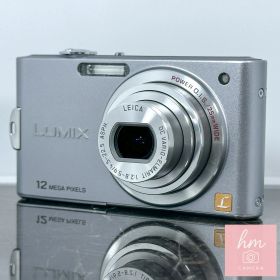 【美品】Panasonic LUMIX DMC-FX60 シルバー 1210万画素 光学5倍ズーム 広角25mm ライカレンズ おまかせiA コンパクトデジタルカメラ パナソニック ルミックス