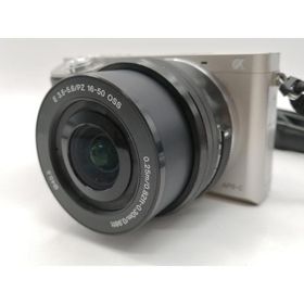 【中古】SONY α6000 パワーズームレンズキット ILCE-6000L シルバー【川崎駅前】保証期間１ヶ月【ランクC】