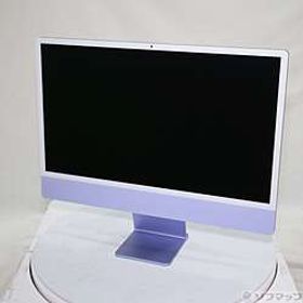 iMac 24-inch Mid-2021 Z13100057 Apple M1 8コアCPU_8コアGPU 8GB SSD512GB パープル 〔15.7 Sequoia〕