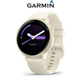 Garmin ガーミン vivoactive 6 フィットネスGPSウォッチ Bone / Lunar Gold