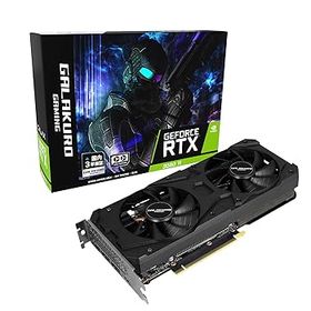 【中古】玄人志向 NVIDIA GeForce RTX3060Ti搭載 グラフィックボード GDDR6 8GB GALAKURO GAMINGシリーズ デュアルファン GG-RTX3060Ti-E8GBDF