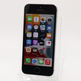 SIMフリー iPhoneSE 64GB グレイ バッテリー状態100%