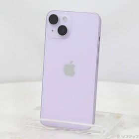 〔中古〕Apple(アップル) iPhone14 128GB パープル MPUY3J／A SIMフリー〔349-ud〕