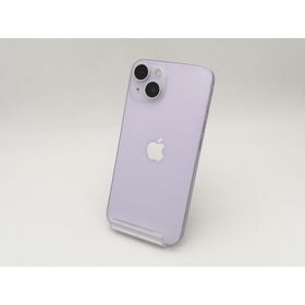 【中古】Apple 国内版 【SIMフリー】 iPhone 14 128GB パープル MPUY3J/A【なんば】保証期間１ヶ月【ランクB】