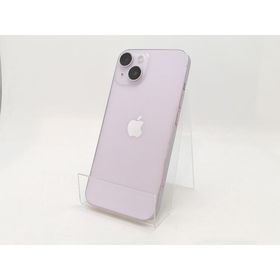 【中古】Apple au 【SIMフリー】 iPhone 14 128GB パープル MPUY3J/A【津田沼】保証期間１ヶ月【ランクB】