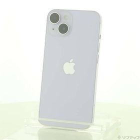 〔中古〕Apple(アップル) iPhone14 128GB パープル MPUY3J／A SIMフリー〔258-ud〕