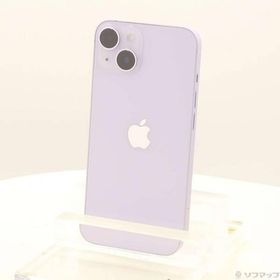 〔中古〕Apple(アップル) iPhone14 128GB パープル MPUY3J／A SIMフリー〔349-ud〕