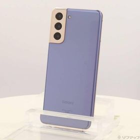 〔中古〕SAMSUNG(サムスン) Galaxy S21 5G 256GB ファントムバイオレット SCG09 auロック解除SIMフリー〔258-ud〕
